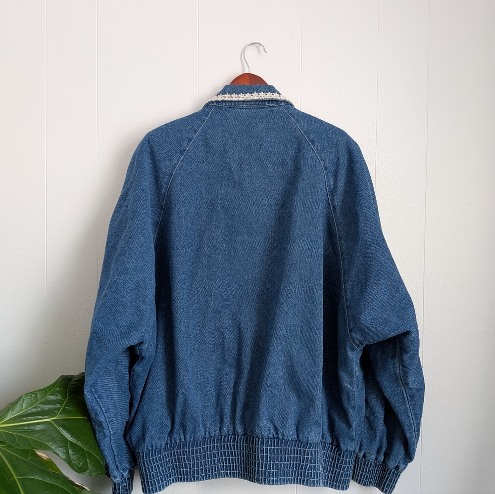 80s Pado Western Embellished Denim Jacket - Picture 3 of 6